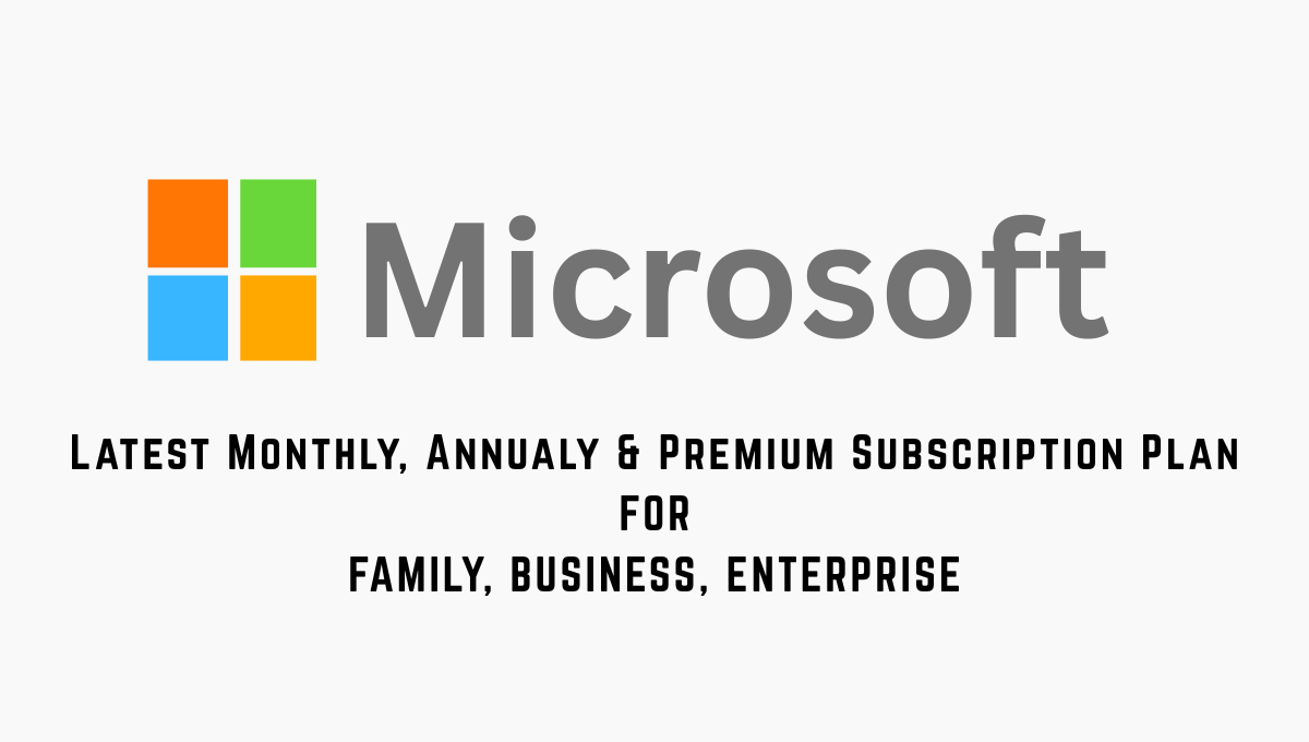 Microsoft 365 Subscription Plan